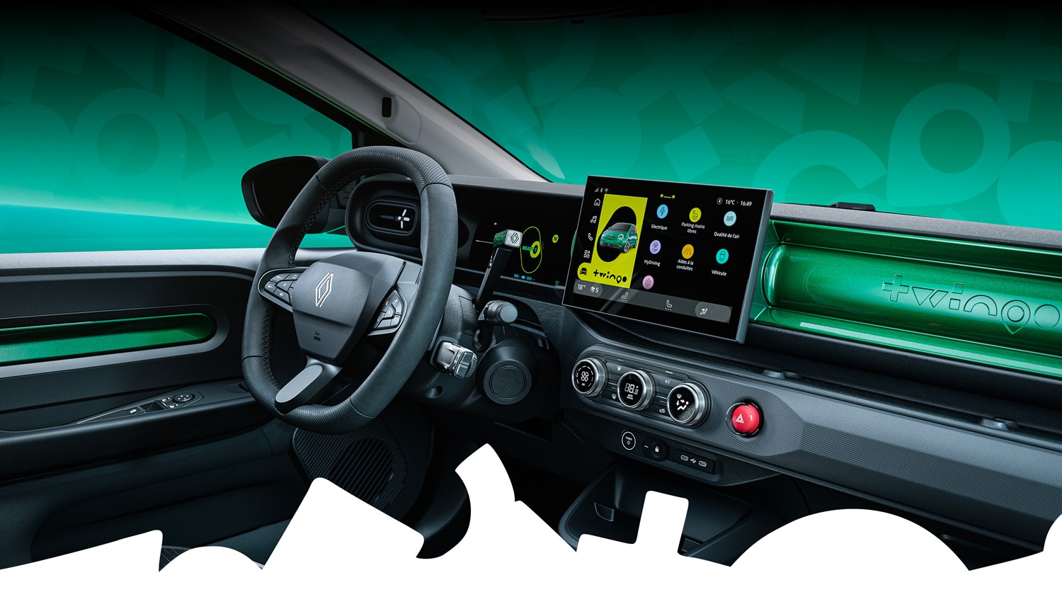 connectée et intuitive - Renault Twingo E-Tech électrique