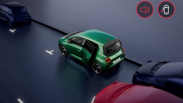 occupant safe exit alert - Renault Twingo E-Tech electric